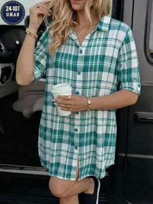 Новинка Рубашка Рукава 3/4 Ткань Хб лен Размеры 50 52 54 56 58 60