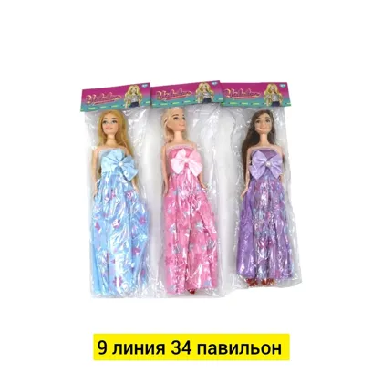 Игрушка, пластик без выбора цвета кукла Барби 30 см Цена штучно: 100руб Цена оптом: