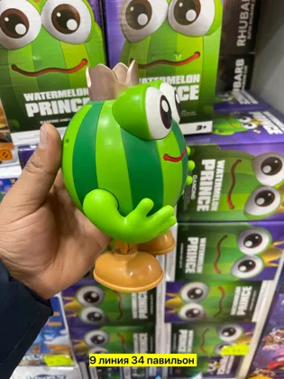Игрушка, пластик Танцующий арбузный робот-игрушка с музыкой Цена штучно: 350руб Цена оптом