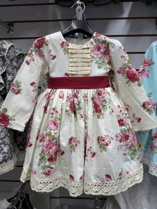 Цена штучно: 1100руб Цена оптом: 1000руб Платье, хлопок Размеры 98-104-110-116-122 Нарядно