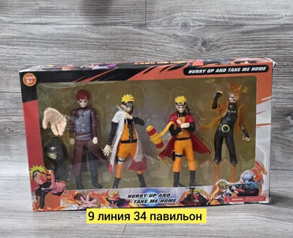 Игрушка, пластик набор наруто Цена штучно: 350руб Цена оптом: 320руб упак. 5шт=1600руб
