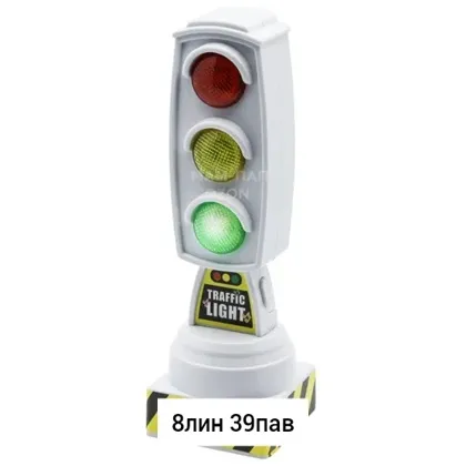 Игрушка, пластик Светофор на батарейках свет и звук Размер 13,5см Цена штучно: 130руб